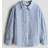 H&M Girls Striped Cotton Shirt - Blue/White