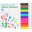 Creative Colors Textilfärgspennor 12-pack