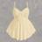 Shein Women's Yellow Knit Camisole Vest Top - Summer Holiday