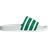 adidas Adilette - Green/Cloud White
