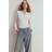 H&M Trumpet-Sleeved Pointelle Body - White