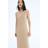 H&M Rib-knit Dress - Beige