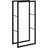 vidaXL Vedställ Svart 55 x 30 x 116 cm Stål
