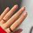 Shein French White Press On Nails Short Almond Shape - Red Heart