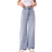 Pull&Bear High Rise Wide Leg Jeans - Blue