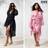 OHS Beach Robe Womens Dressing Gown - Black