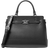 Michael Kors Reed Large Pebbled Leather Satchel - Black