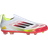 adidas F50 Elite Laceless Firm Ground Boots - Cloud White/Core Black/Solar Yellow