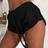 Shein Women's Solid Color Drawstring Waist Pockets Casual Versatile Shorts