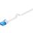 MicroConnect Flat U/UTP Cat6a RJ45 - RJ45 M-M White 10m