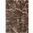 Dunelm Glacier Luxury Marble Shaggy Rug Brown, Natural 160x230cm