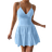 Shein Solid Ruffle Hem Cami Dress For Summer
