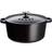 Sabor Gjutjärnsgryta 24 cm 4,4 L Svart med lock 4.4 L 24 cm