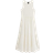 New Look Rib Racerback Broderie Anglaise Embroidered Midi Dress - White