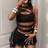 Shein Sexy Hollow Contrast Lace Slim Fit Camisole Top - Summer