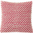 Dunelm Jersey Bobble Square Cushion Complete Decoration Pillows White, Red (43x43cm)