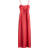 H&M Tie Detail Maxi Dress - Bright Red