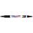 Artline 041T Twin Marker Black 0.4-1.0mm