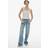 H&M Dame Tanktop I Pointellejersey - Hvid