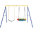 Costway Kids Outdoor Swing Set with 2 Swings