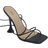 Shein Square Toe Strappy Leg Wrap Around Heeled Sandals