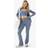 boohoo Womens DSGN Studio Sports Super Soft High Waist Flared Legging - Blue