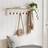 VonHaus Ash Hall Wall 7 Wall Mounted Rack 18 cm H X 80 cm W X 17 cm D Coat Hook