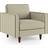 Dunelm Zoe Linford Stripe Olive Armchair 89cm