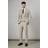 Burton Neutral Textured Slim Fit Suit Trousers - 36R