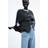 H&M Ladies Knitted Cape - Grey