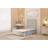 Somnior Austin Divan Base 2 Drawers 54 Floor Standing Headboard Tweed Fabric - Natural - Super King