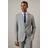 Burton Grey Textured Tailored Fit Suit Jacket - Grey