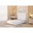 Somnior Chambery Divan Frame with 54 Floor Standing Headboard Plush Velvet Small Double Adjustable Bed