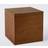 John Lewis Mid-Century Timber with Lid Small Brown Storage Box