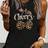 Shein Casual Round Neck Sleeveless Chic Leopard And Cherry Pattern Print Tank Top - Leopard/Cherry