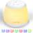 DYZI Portable White Noise Machine Baby Adults Kids Sleep Aid 24 Sounds RGB Light