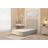 Somnior Alexas Divan Base with 54 Floor Standing Headboard Continental Bed