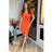 AX Paris Burnt Orange Short Sleeve Ring Detail Wrap Midi Dress - 10
