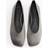 H&M Ladies Grey Satin Ballet Pumps - Grey