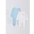 John Lewis Baby Sheep Sleepsuits - Blue