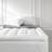 Snuggledown Luxurious Hotel 10cm Topper Extra Thick Plush Comfort Mattress Cover White