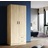 Elegant Modern Beige Wardrobe 77x180cm