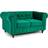 Bravich Bravich Velvet Chesterfield 2 Jade Sofa 160cm 2 Seater