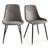 Dunelm Walden Grey Kitchen Chair 88cm 2pcs