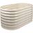 Harbour Housewares Metal Raised Garden Bed 120cm x 60cm x 60cm Ivory