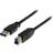Deltaco 3.0 USB A - USB B M-M Black 2m
