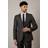 Burton Grey Herringbone Slim Fit Suit Jacket - Grey