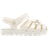 River Island Mini Girls Floral Jelly Sandals - Cream