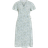 Vila Vilovie Short Sleeved Wrap Dress - Kentucky Blue