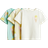 Printed Jersey Shirts 3-pack - Light Turquoise/Ice Cream (1282740008)